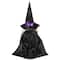 26" Lighted Fortune Telling Witch Halloween Decoration